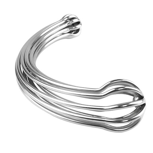Curved Design for Targeted Stimulation by BDStyle - Steel Sex Toys