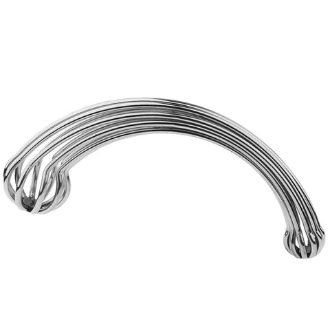 BDStyle Stainless Steel Delight Curved Design for Targeted Anal Stimulation - Steel Sex Toys