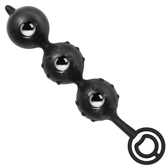 Pleasure Amplifier - Oversized Inflatable Anal Beads - Enemas and Douches