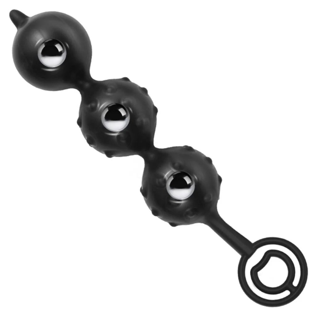 Pleasure Amplifier - Oversized Inflatable Anal Beads - - Enemas and Douches