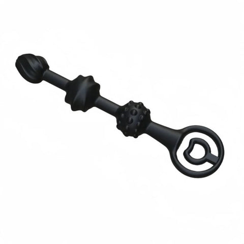 BDStyle Pleasure Amplifier Oversized Inflatable Anal Beads with Inflation - Enemas and Douches