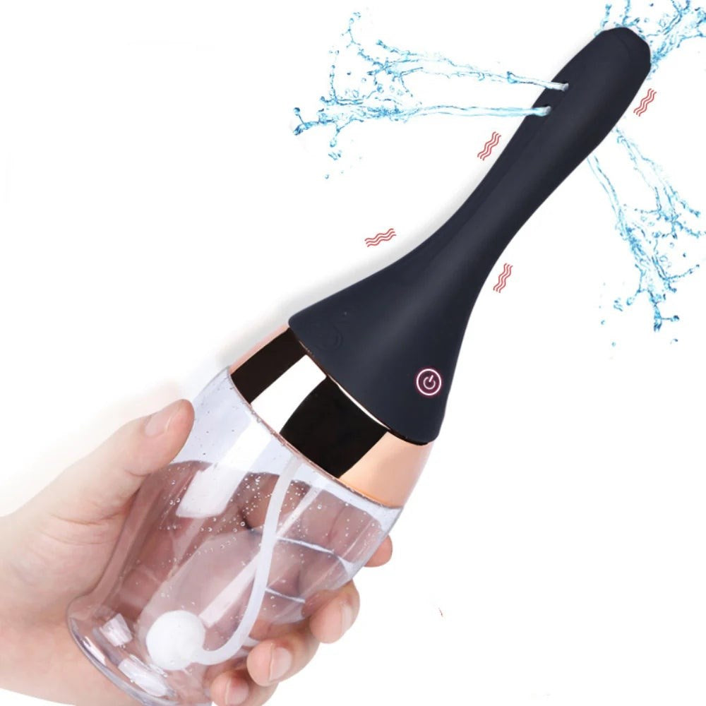 Bowling Automatic Electric Vibrating Enema Blub - - Enemas and Douches