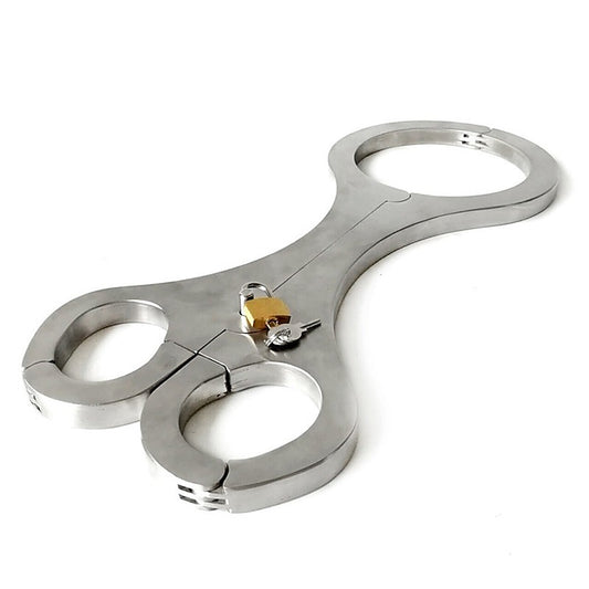 Anodized Aluminum Cangue Bondage Restraint by BDStyle - Cuffs and Restraints