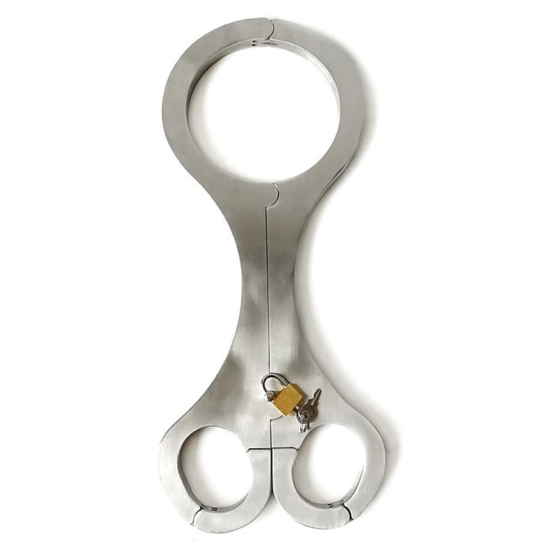 Anodized Aluminum Cangue Bondage Restraint by BDStyle - Cuffs and Restraints