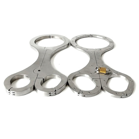 Anodized Aluminum Cangue Bondage Restraint by BDStyle - Cuffs and Restraints