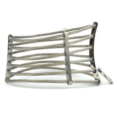 BDStyle Stainless Steel Unisex Slave Collar for BDSM Bondage Play - Steel Sex Toys