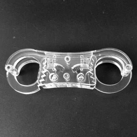 BDStyle Acrylic Glass BDSM Finger Cuff Ratchet Clasp Adjustable Design - Cuffs and Restraints
