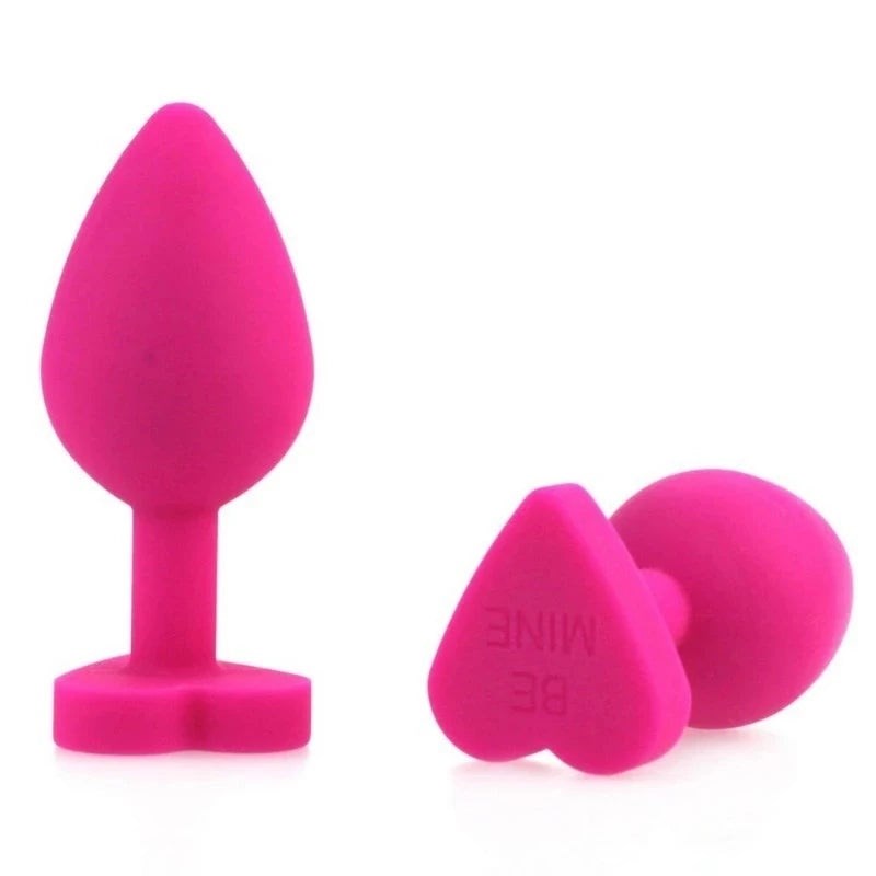 BDStyle Heart-Shaped Silicone Anal Plug - Beginner-Friendly Excitement - - Butt Plugs