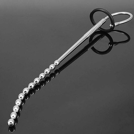 Long Penis Plug with Glans Ring by BDStyle - Penis Plugs