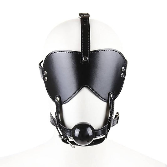 Bondage Gag Harness with Blindfold by BDStyle - Bondage Gags and Bits
