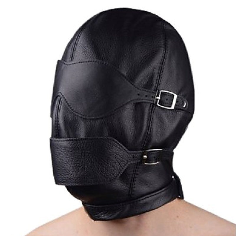 Full Bondage Mask Eyes & Mouth Detachable by BDStyle - Blindfolds And Masks