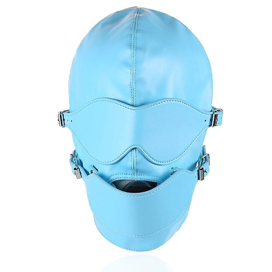 Full Mask Eyes & Mouth Hood by BDStyle - Blindfolds And Masks