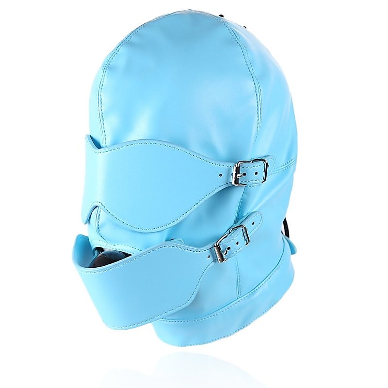 Premium Full Mask Eyes & Mouth Hood by BDStyle - Blindfolds And Masks