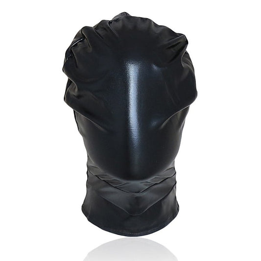 Patent Leather Full Head Bondage Hood by BDStyle - Bondage Hoods