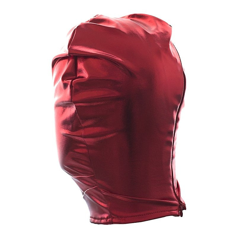 Patent Leather Full Head Bondage Hood by BDStyle - Bondage Hoods