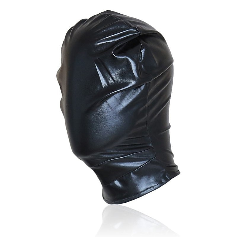 Patent Leather Full Head Bondage Hood by BDStyle - Bondage Hoods