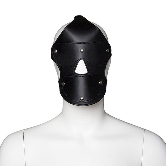 Gimp Hood With Removable Eye Pad And Mouth Pad by BDStyle - Bondage Hoods