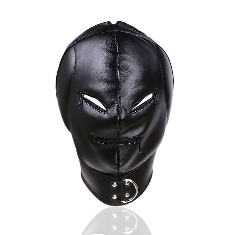 BDSM Play Zipper Hood With Thicker Ear by BDStyle - Bondage Hoods