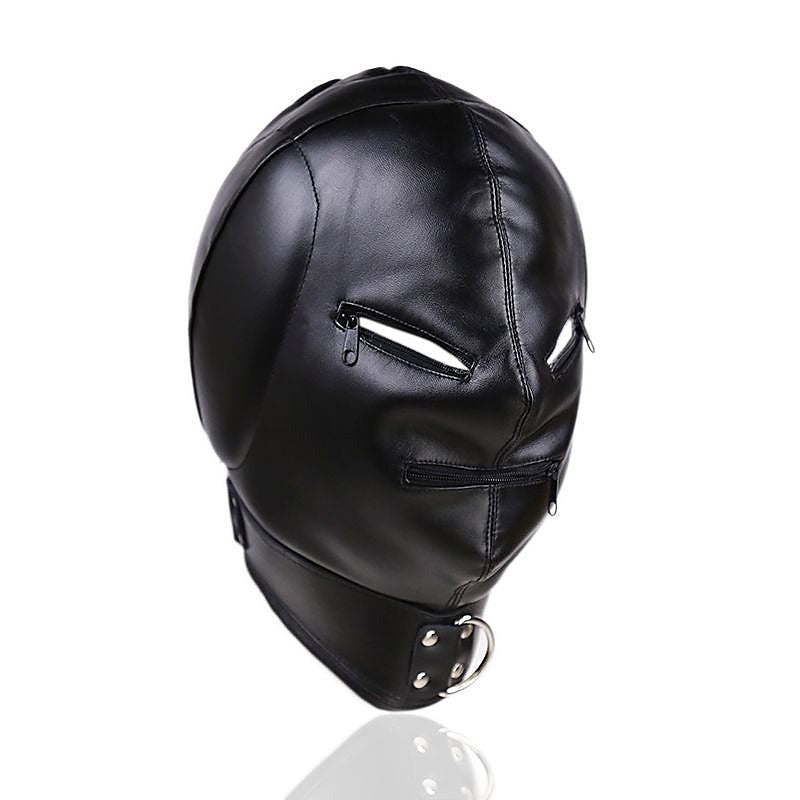 BDSM Play Zipper Hood With Thicker Ear by BDStyle - Bondage Hoods