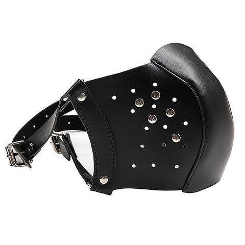 Premium Punk Face Mask With Hole by BDStyle - Bondage Hoods