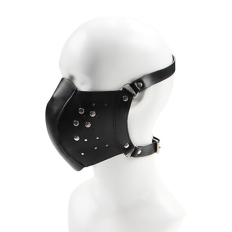 Premium Punk Face Mask With Hole by BDStyle - Bondage Hoods