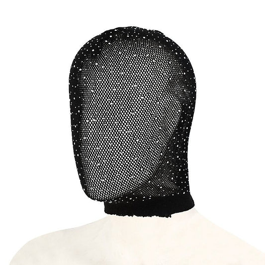 Full Hood Cover With Diamond by BDStyle - Bondage Hoods