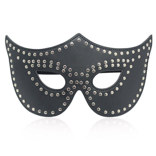 Eye Mask with Rivets Detail by BDStyle - Blindfolds And Masks