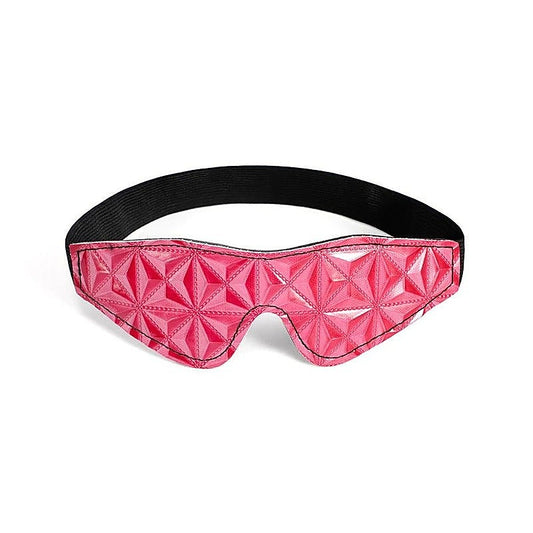 Diamond Patterned Sinful Blindfold by BDStyle - Blindfolds And Masks