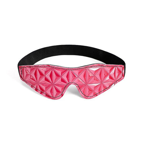 Diamond Patterned Sinful Blindfold by BDStyle - Blindfolds And Masks