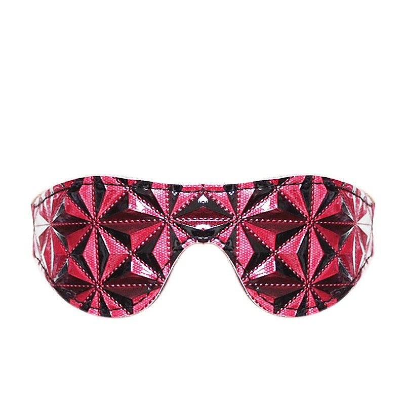 Diamond Patterned Sinful Blindfold by BDStyle - Blindfolds And Masks