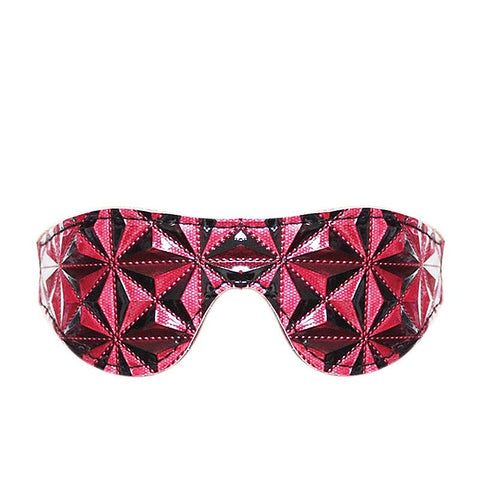 Diamond Patterned Sinful Blindfold by BDStyle - Blindfolds And Masks