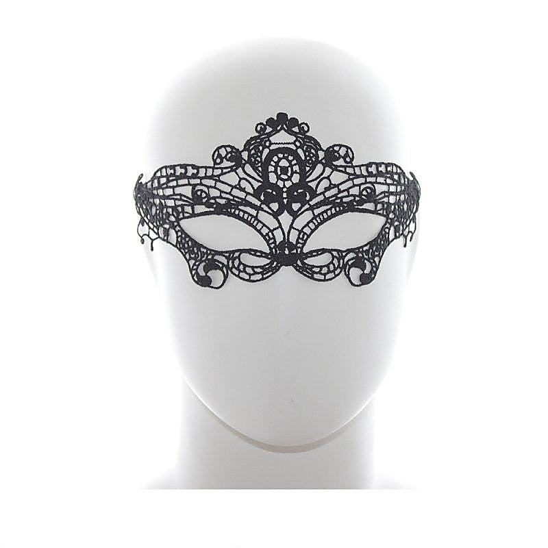 Romantic Black Lace Mask by BDStyle - Blindfolds And Masks