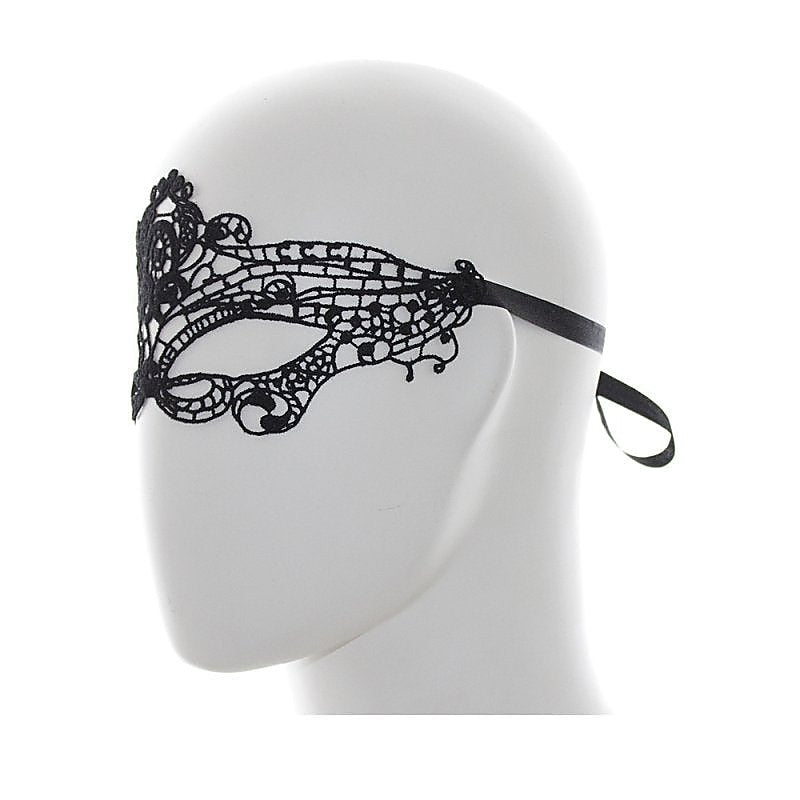 Romantic Black Lace Mask by BDStyle - Blindfolds And Masks