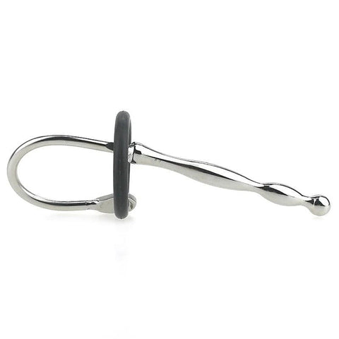 Wavey Quatro Penis Plug With Rubber Glans Ring by BDStyle - Penis Plugs