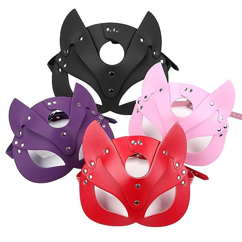 Party Cosplay Sex Cat Half Mask by BDStyle - Blindfolds And Masks