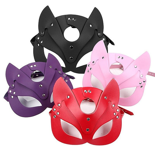 Party Cosplay Sex Cat Half Mask by BDStyle - Blindfolds And Masks