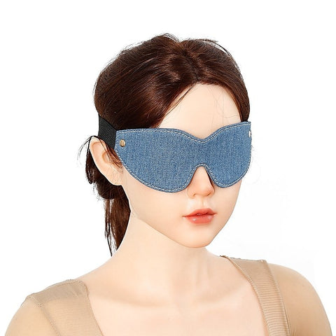 Denim Bondage Blindfold by BDStyle - Blindfolds And Masks