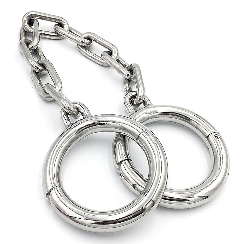 Premium Heavy Duty Metal Wrist Cuffs by BDStyle - Cuffs And Restraints
