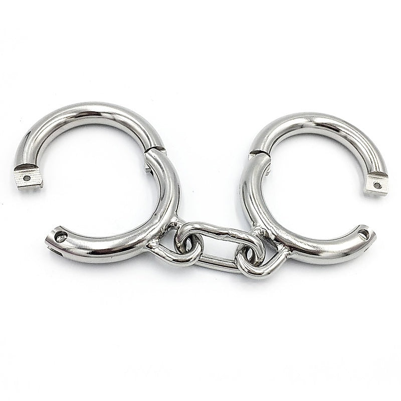 Premium Heavy Duty Metal Wrist Cuffs by BDStyle - Cuffs And Restraints