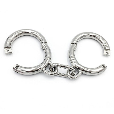 Premium Heavy Duty Metal Wrist Cuffs by BDStyle - Cuffs And Restraints