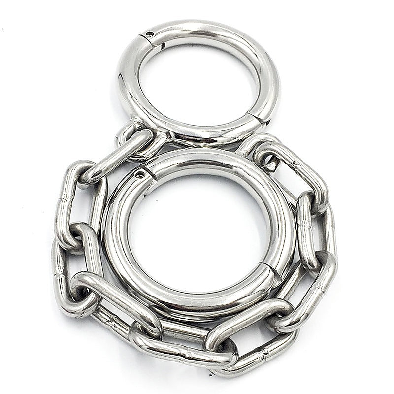 Premium Heavy Duty Metal Wrist Cuffs by BDStyle - Cuffs And Restraints