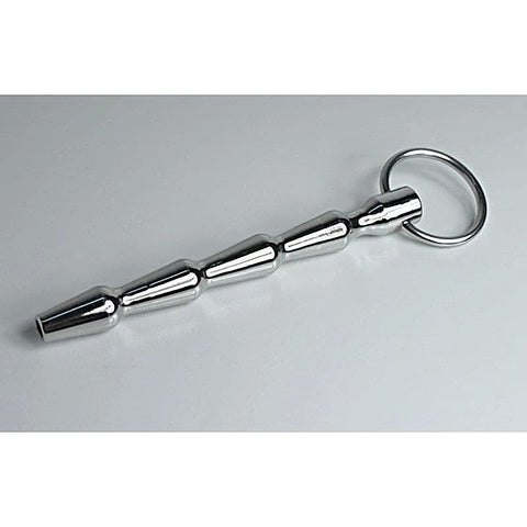 Cyber Bites Steel Penis Plug With Glans Ring by BDStyle - Penis Plugs
