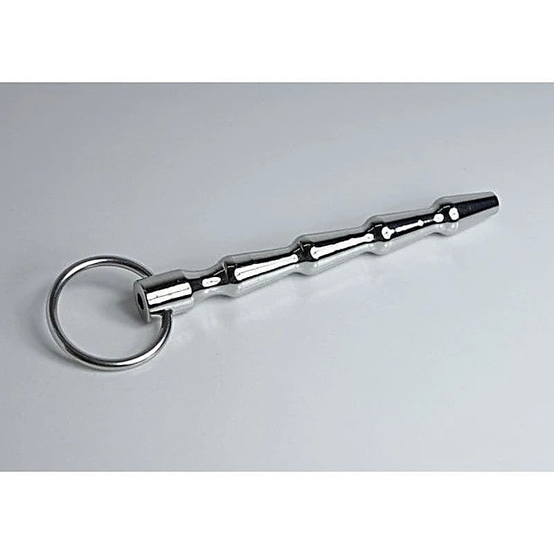 Cyber Bites Steel Penis Plug With Glans Ring by BDStyle - Penis Plugs