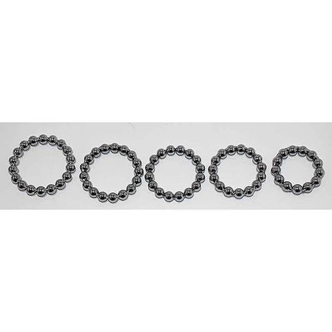 Premium Essential Balled Cock Ring by BDStyle - Cock Rings