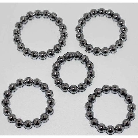 Premium Essential Balled Cock Ring by BDStyle - Cock Rings
