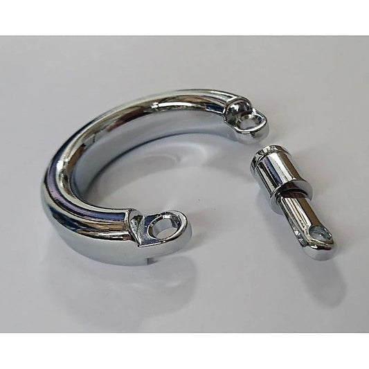 Steel Chastity Device Testical Ring by BDStyle - Male Chastity