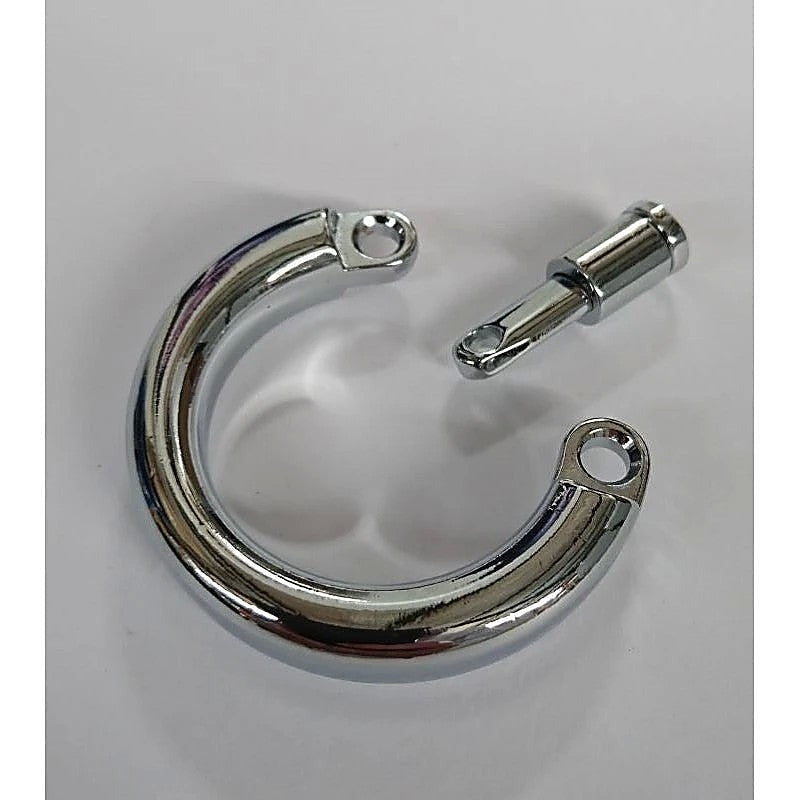 Steel Chastity Device Testical Ring by BDStyle - Male Chastity