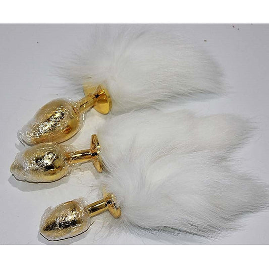 Kitten Tail Metal Butt Plug by BDStyle - Steel Sex Toys