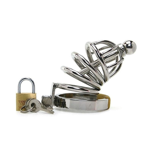 Asylum Chastity Device with Cock Plug by BDStyle - Male Chastity