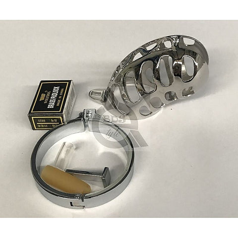 Premium The Snake Metal Cock Cage by BDStyle - Male Chastity